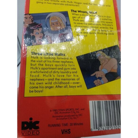 Hulk Hogans Rock N Wrestling VHS The Wrong Stuff Three Little Hulks 1985 - Picture 5 of 10